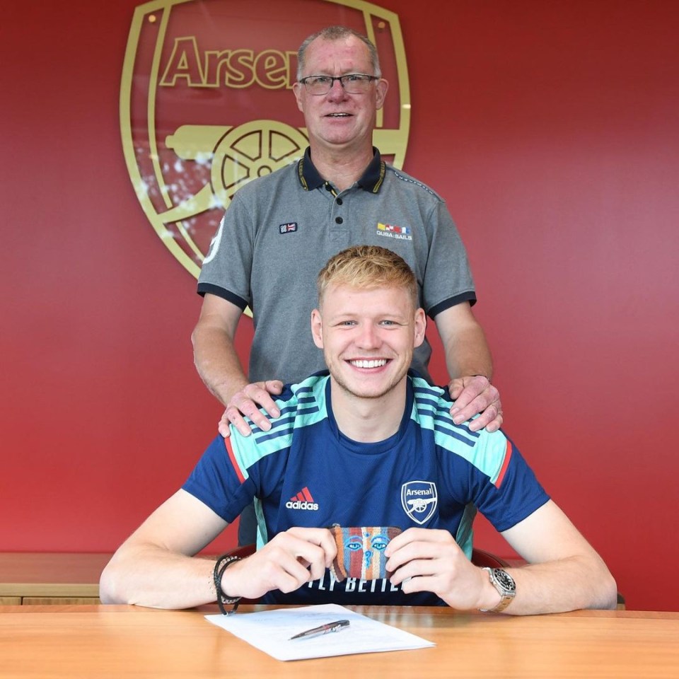 Aaron Ramsdale brought his late granddad's ashes with him after signing for Arsenal