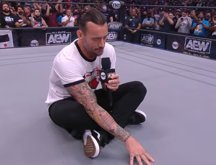 An emotional Punk thanked fans for their support in the ring