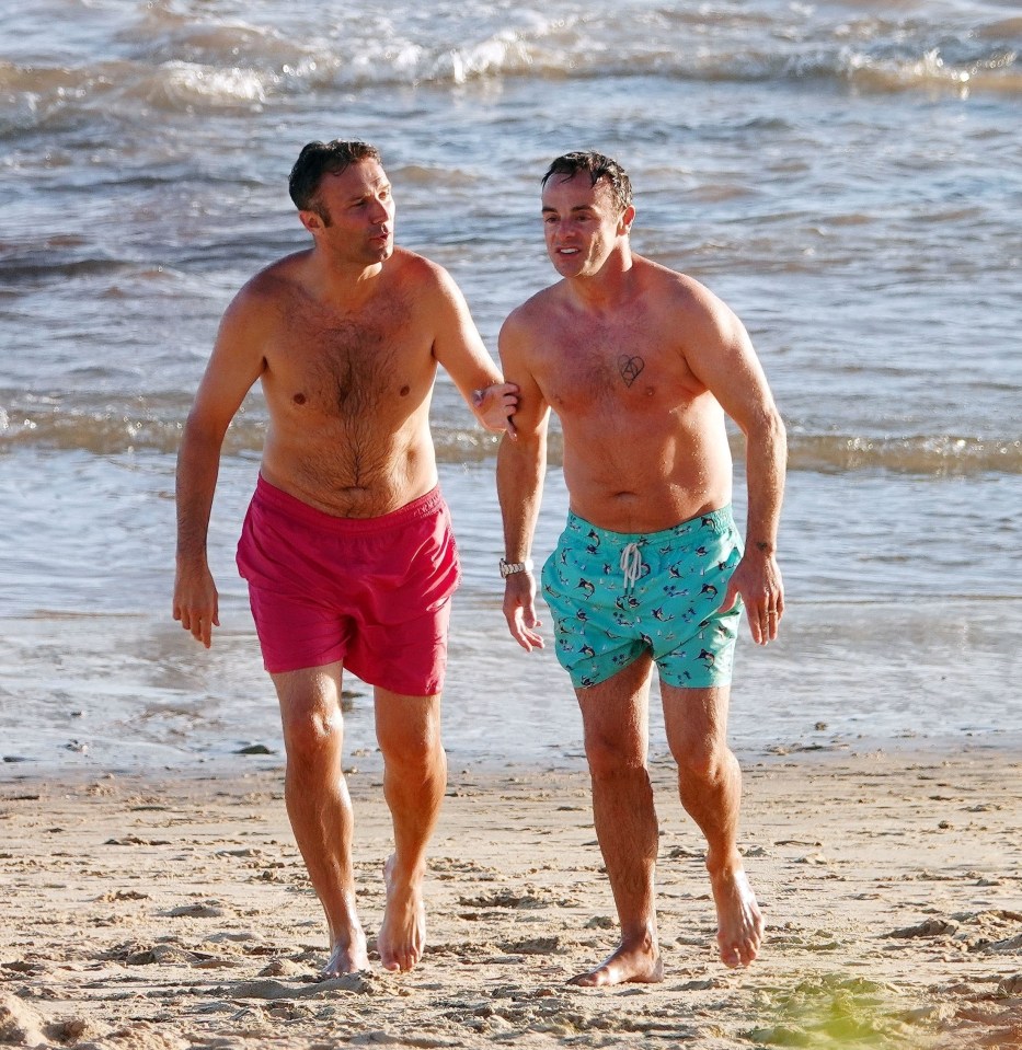 Ant McPartlin was joined on holiday by his best mate Jonathan Wilkes