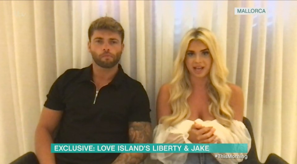 Liberty didn't speak to Jake before their awkward This Morning interview