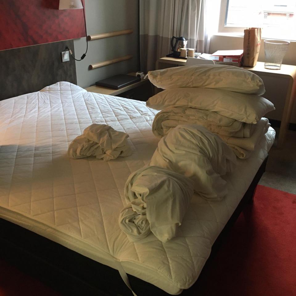 Darren Dowling always strips the bed when leaving a hotel room - do you do the same?