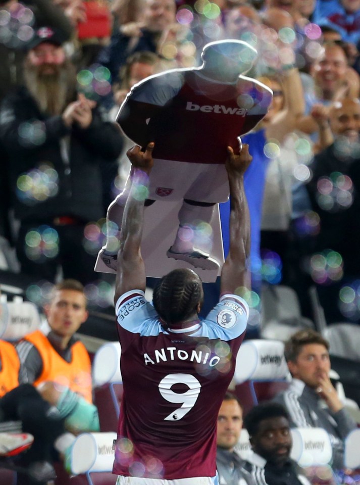 Antonio has leapfrogged Paulo Di Canio to become West Ham’s all-time Premier League top scorer