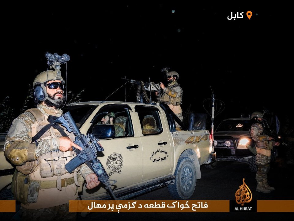 Taliban fighters have new uniforms complete with night vision goggles