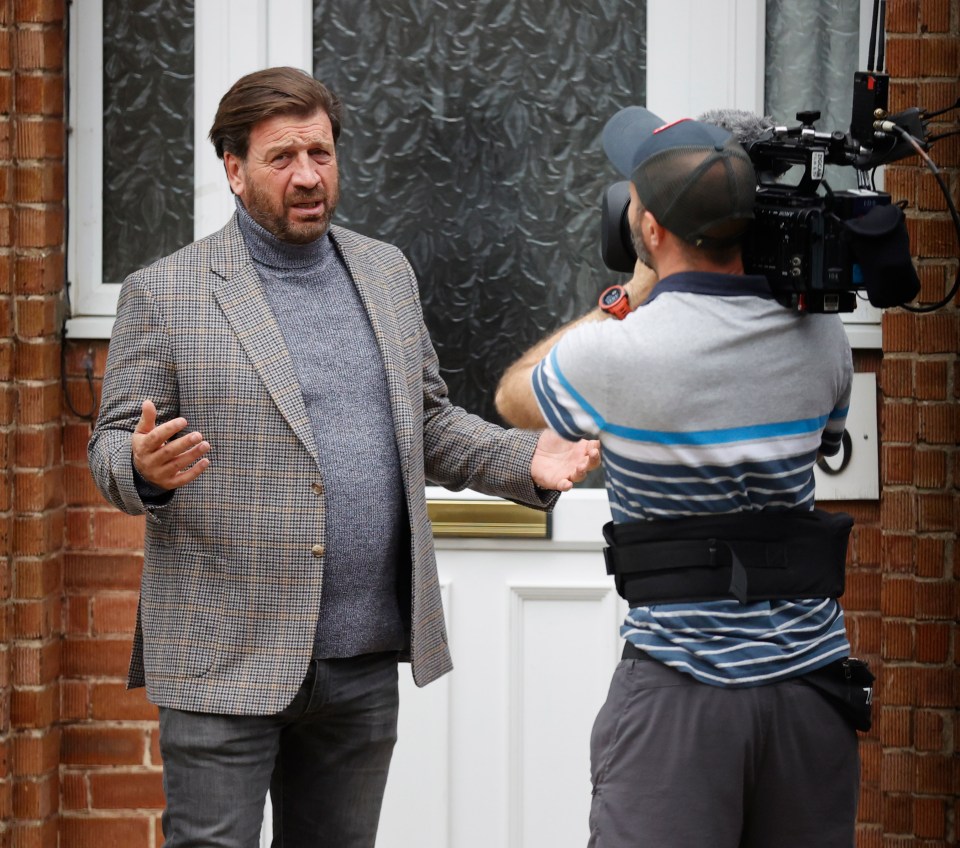 Nick Knowles was in Suffolk to film his new show Big House Clear Out