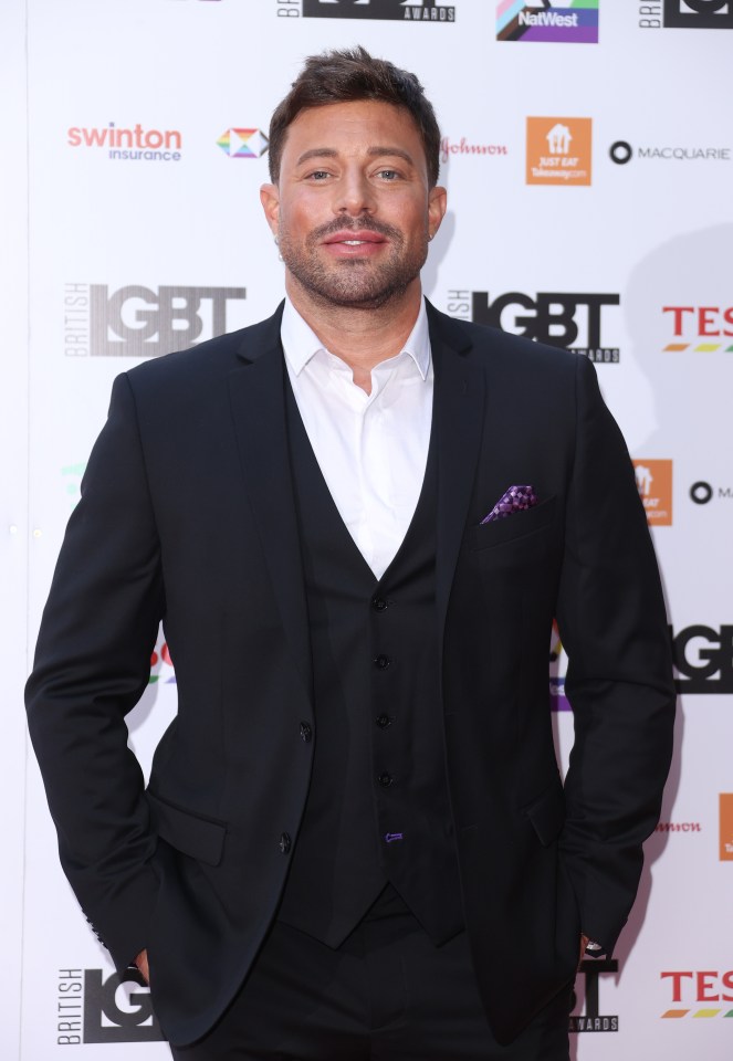 Duncan James looked dapper