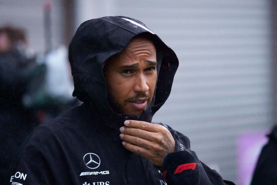 Lewis Hamilton was not impressed with F1 chiefs’ decision to have three-lap race