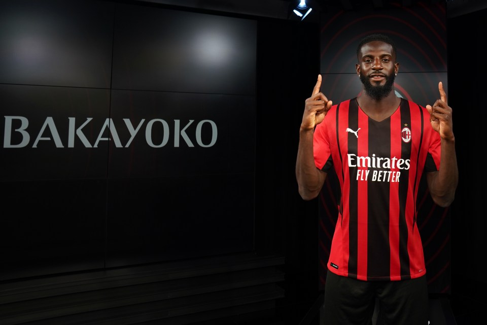 Tiemoue Bakayoko has also returned to AC Milan on a two-year loan