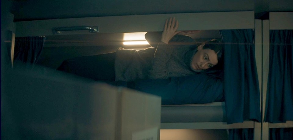 Suranne Jones' character struggles with claustrophobia and psychological pressure of living in such a confined space