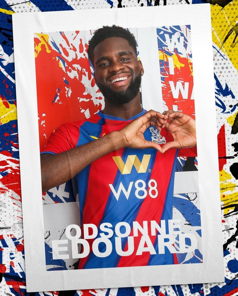 Odsonne Edouard has joined Crystal Palace in an £18.5m move from Celtic