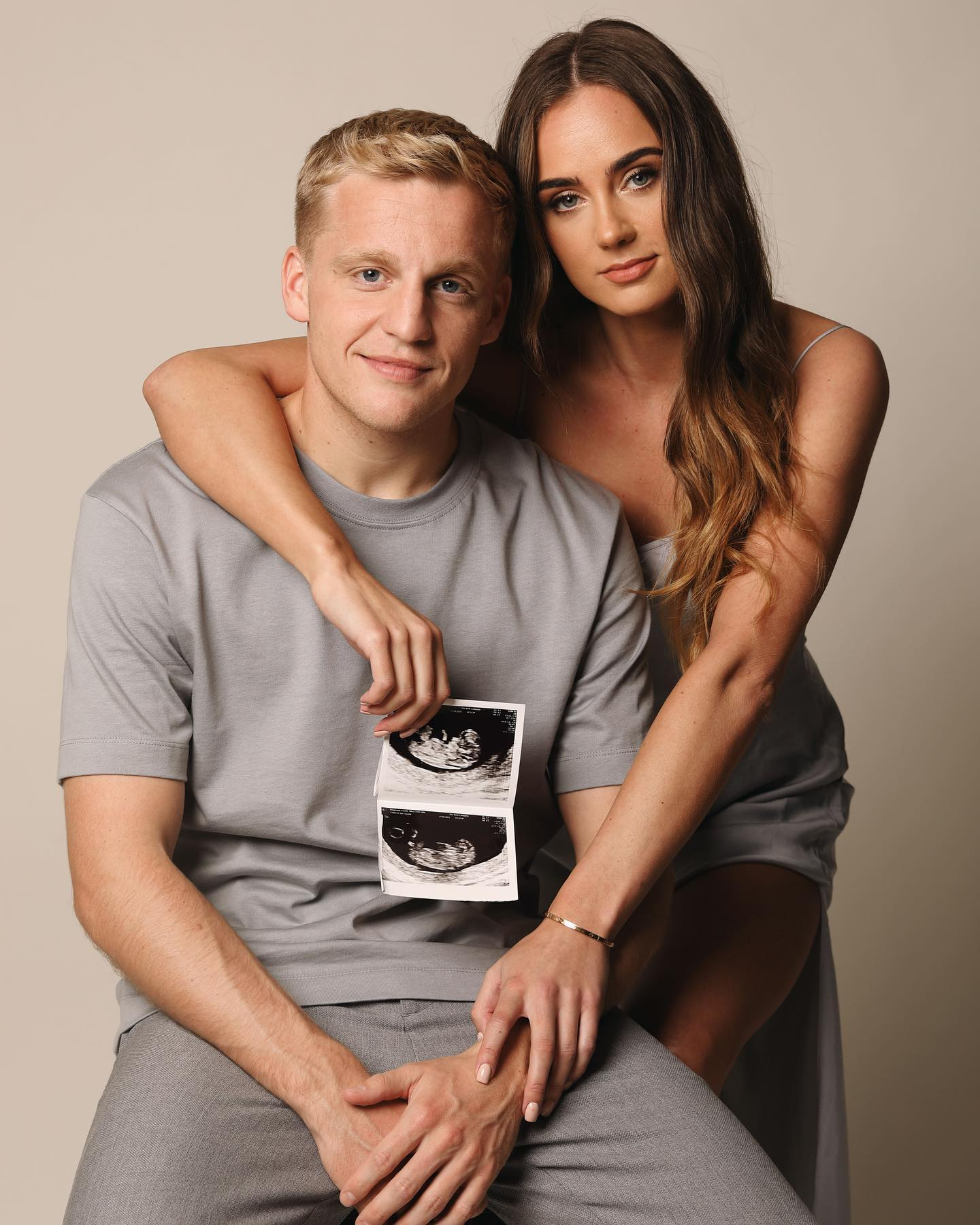 The couple welcomed a child together in April