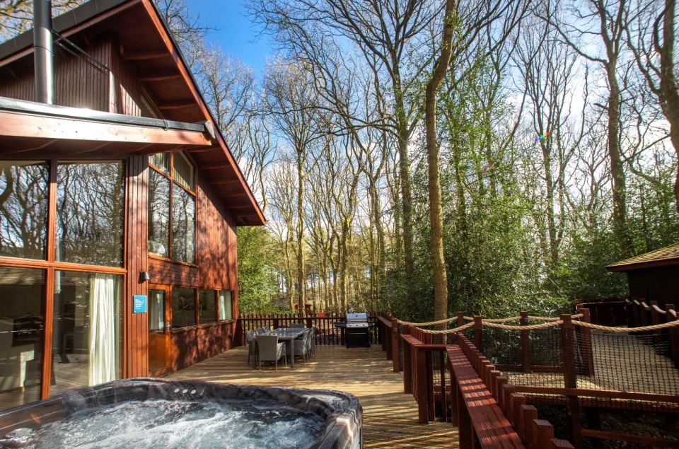 The treehouses have room for eight to ten people