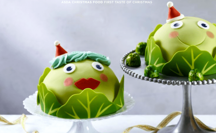 The Bruce the Brussel Sprout cake is this year joined by his wife Betty