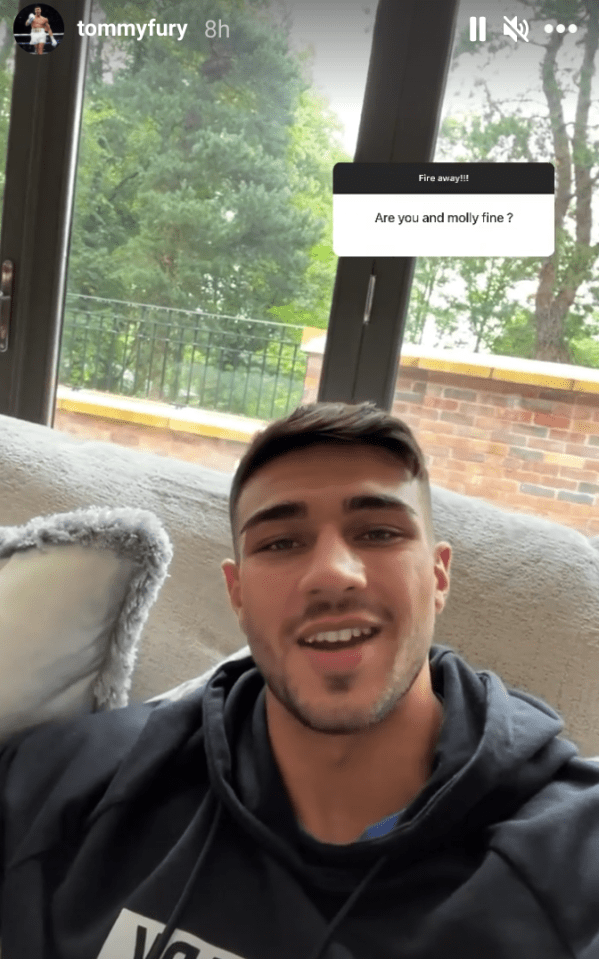 Tommy Fury hits back at rumours he and Molly-Mae Hague have split insisting their relationship is ‘100% perfect’