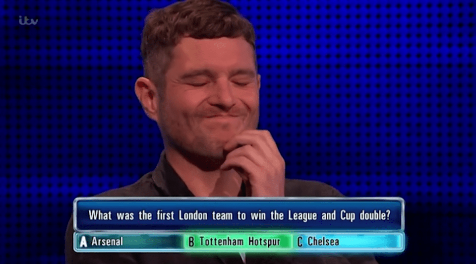 Mathew was gutted to get a question about his favourite football team wrong