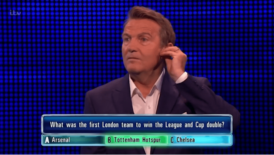 Host Bradley Walsh was left stunned by the request