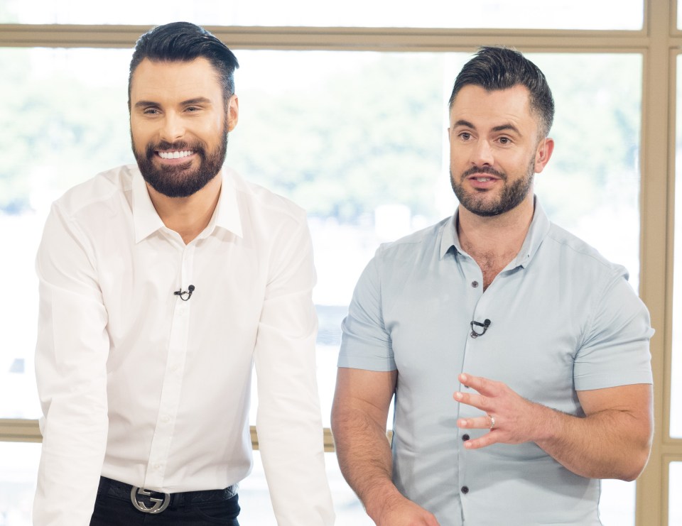 Rylan took three months off work following the breakdown of his six-year marriage to policeman Dan Neal, above