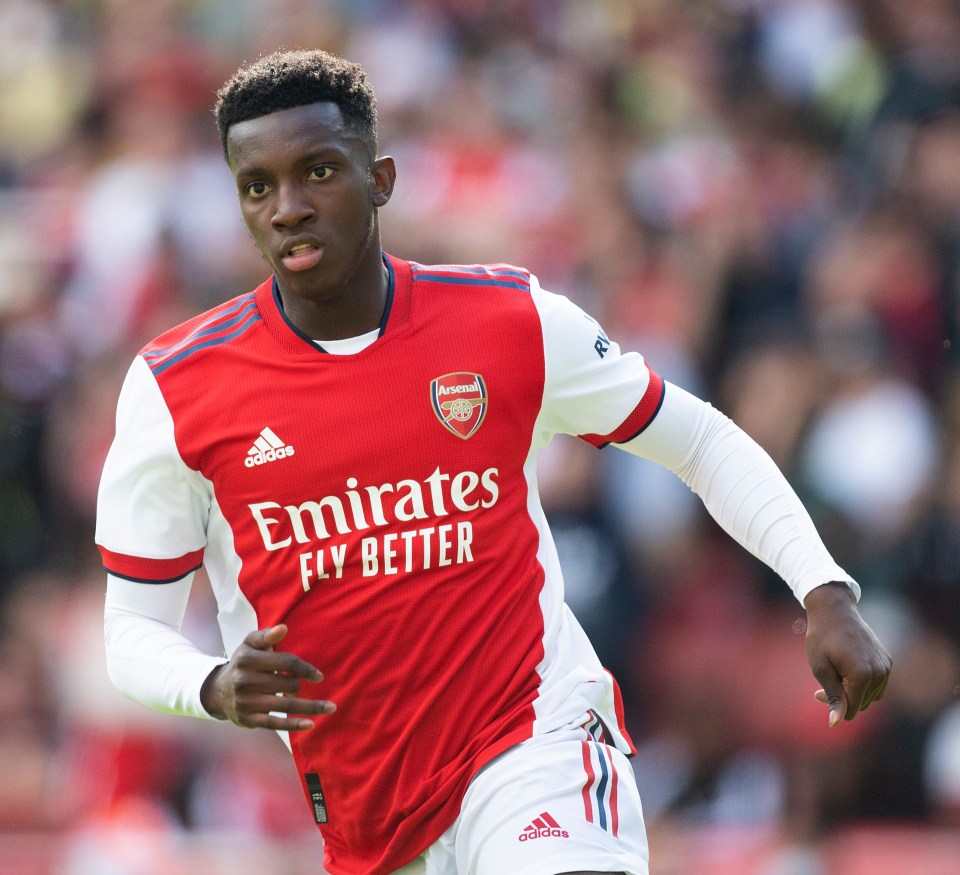 Eddie Nketiah is a transfer target for Crystal Palace before the window closes