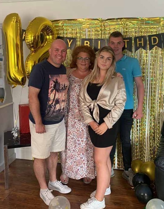 Proud mum Natasha says she is “in awe” of what her son has achieved. Cameron (right) is now 18, and is pictured with his sister Annie, 16, and dad Jonathan, 47