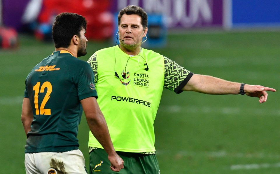 Rassie Erasmus, 48, has been critical of officials during the Lions series