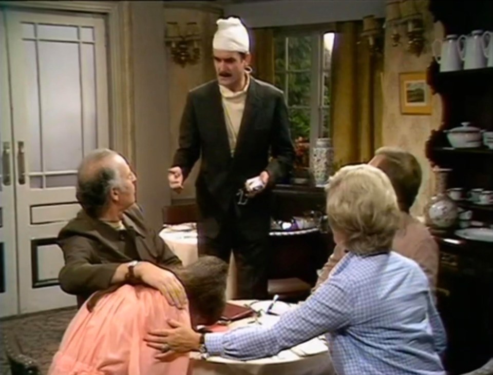 An episode of Fawlty Towers was removed from UKTV earlier this year due to "racial slurs"