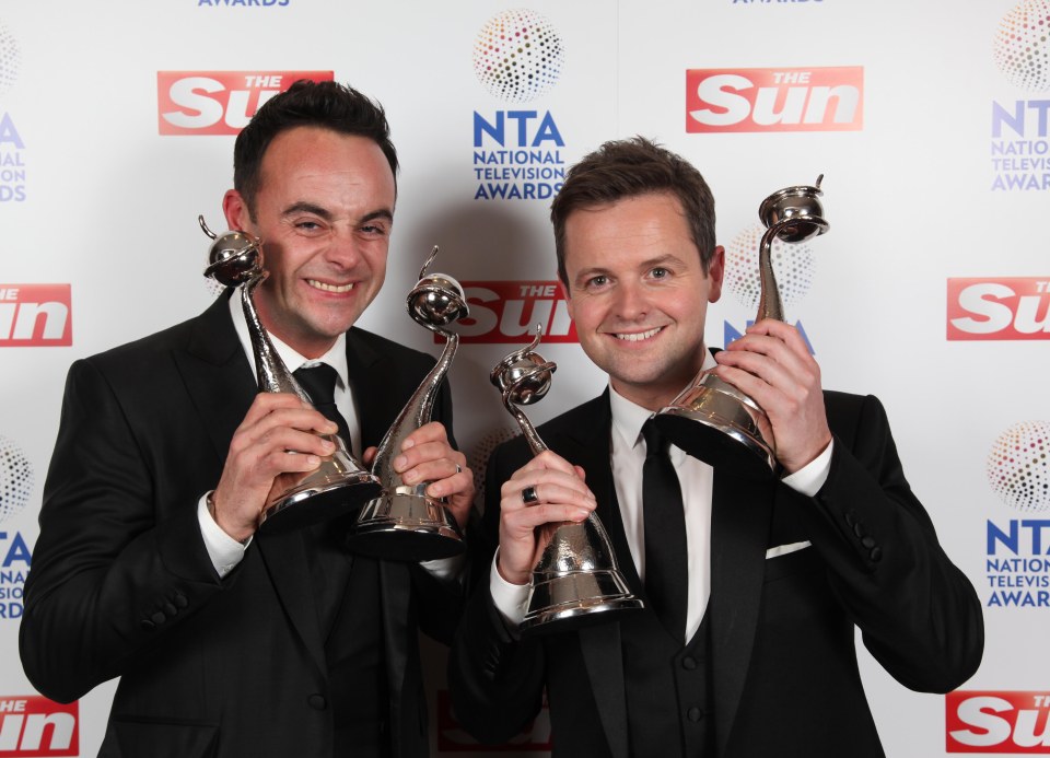 Ant and Dec are among the stars hoping to take home an award at the NTAs 2021