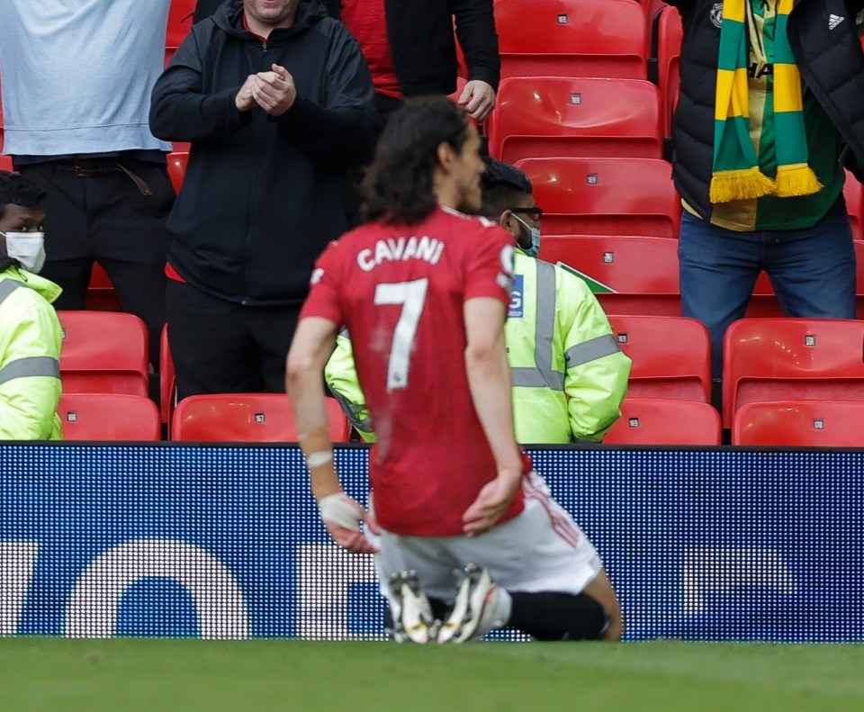 Manchester United star Edinson Cavani currently holds the No7 shirt at Old Trafford