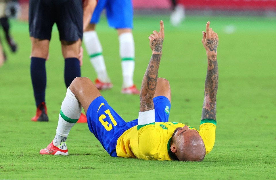 Brazil retained their Olympic title with victory over Spain - leaving Dani Alves in tears