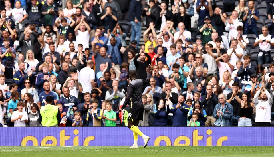 Sissoko got the chance to say goodbye to the Spurs fans after the game