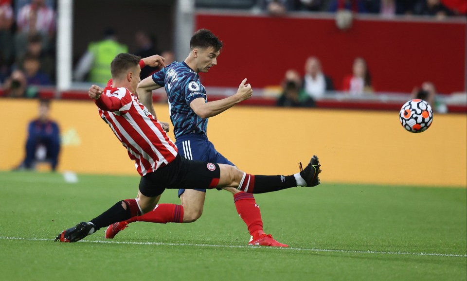 Kieran Tierney was one of very few bright sparks for Arsenal