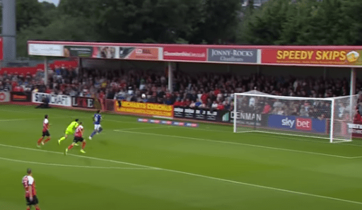 Macauley Bonne was clear through on goal