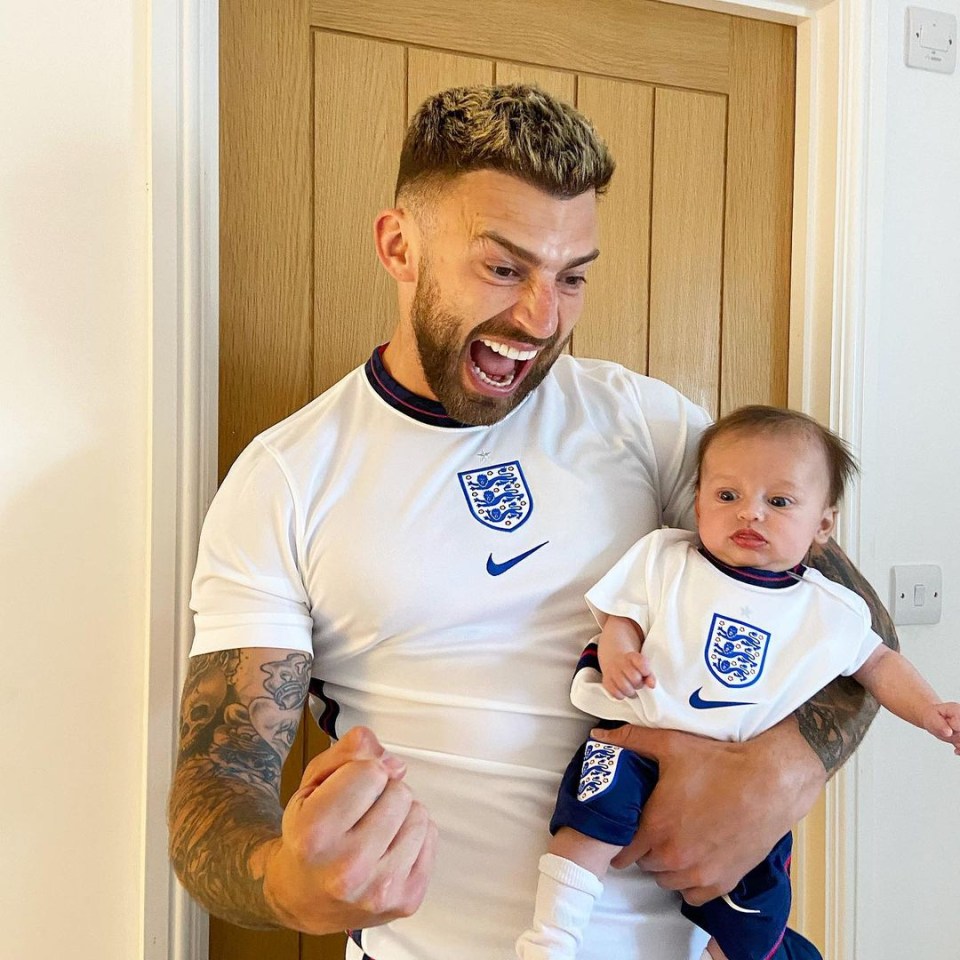 Jake Quickenden became a (very proud) dad earlier this year