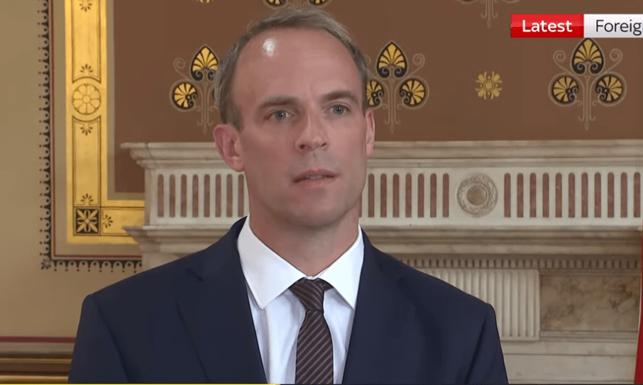 Dominic Raab said the gains in Afghanistan shouldn't be lost 