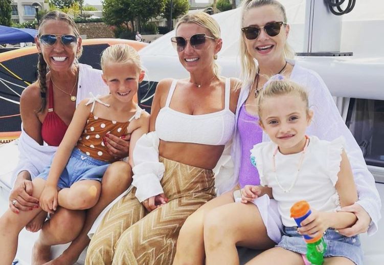 Suzie enjoyed a family holiday with her grandkids