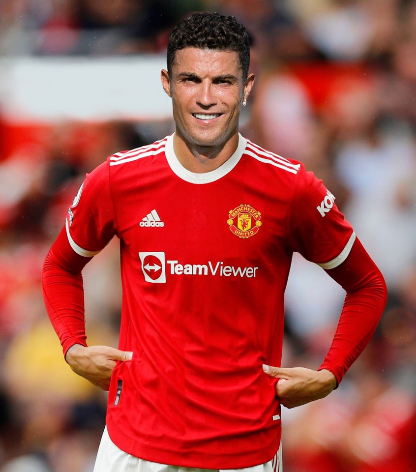 Cristiano Ronaldo, mocked-up in the new Man Utd kit, will earn £50 million from his Red Devils return