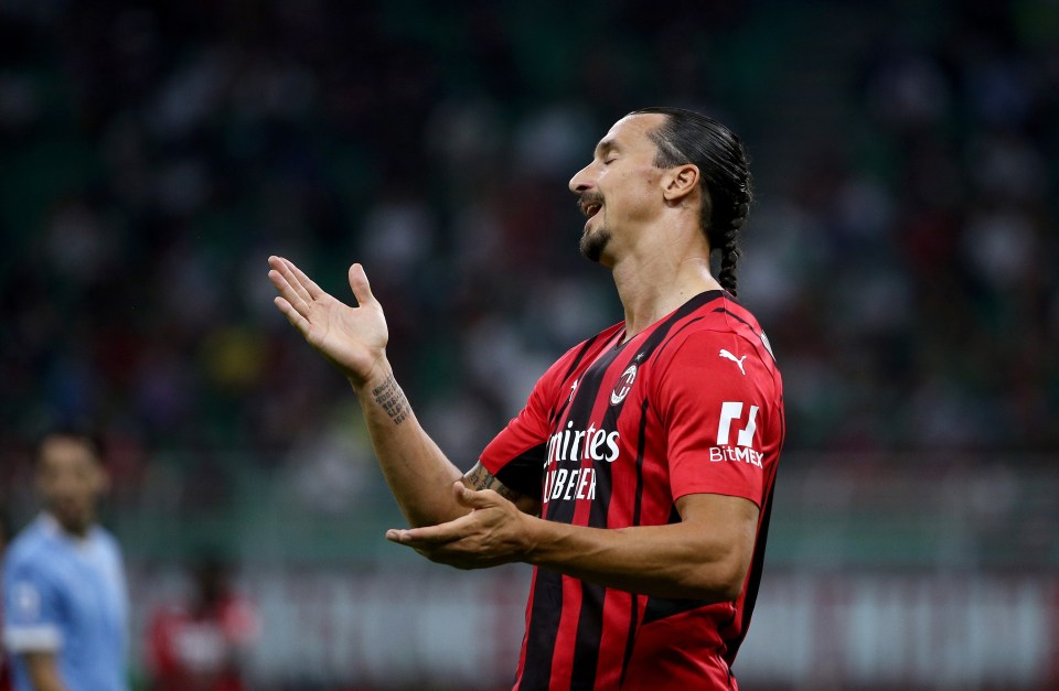 Zlatan Ibrahimovic is out of Milan's trip to Liverpool