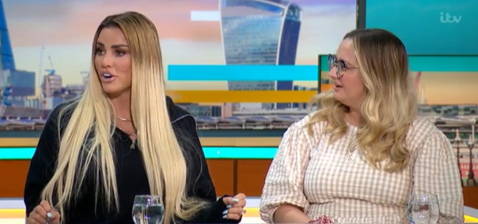 The star appeared on GMB with her rarely-seen sister Sophie today