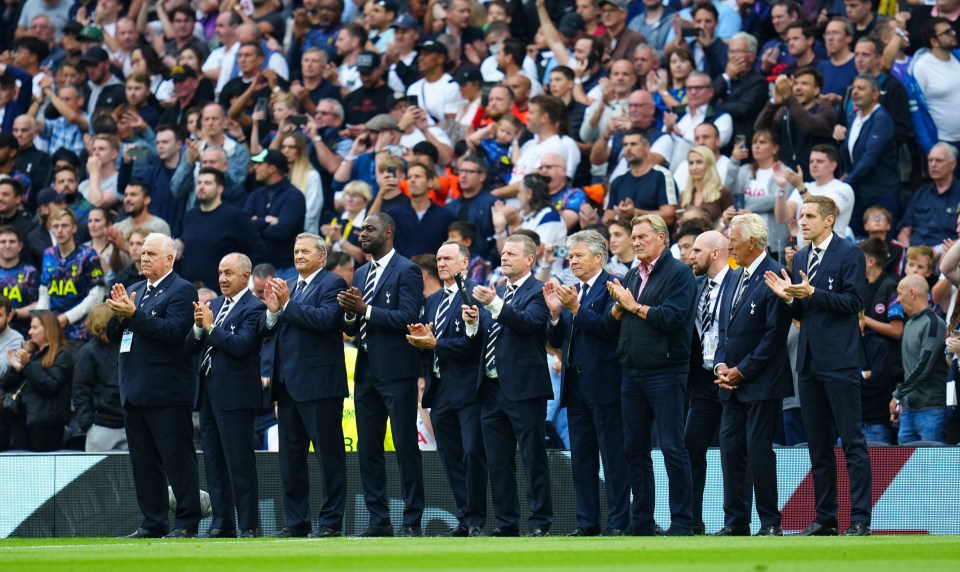 Spurs legends applaud yesterday