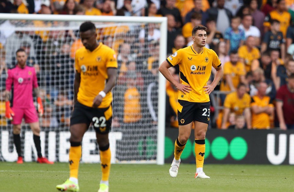 Wolves put in a dismal first half performance in front of their supporters