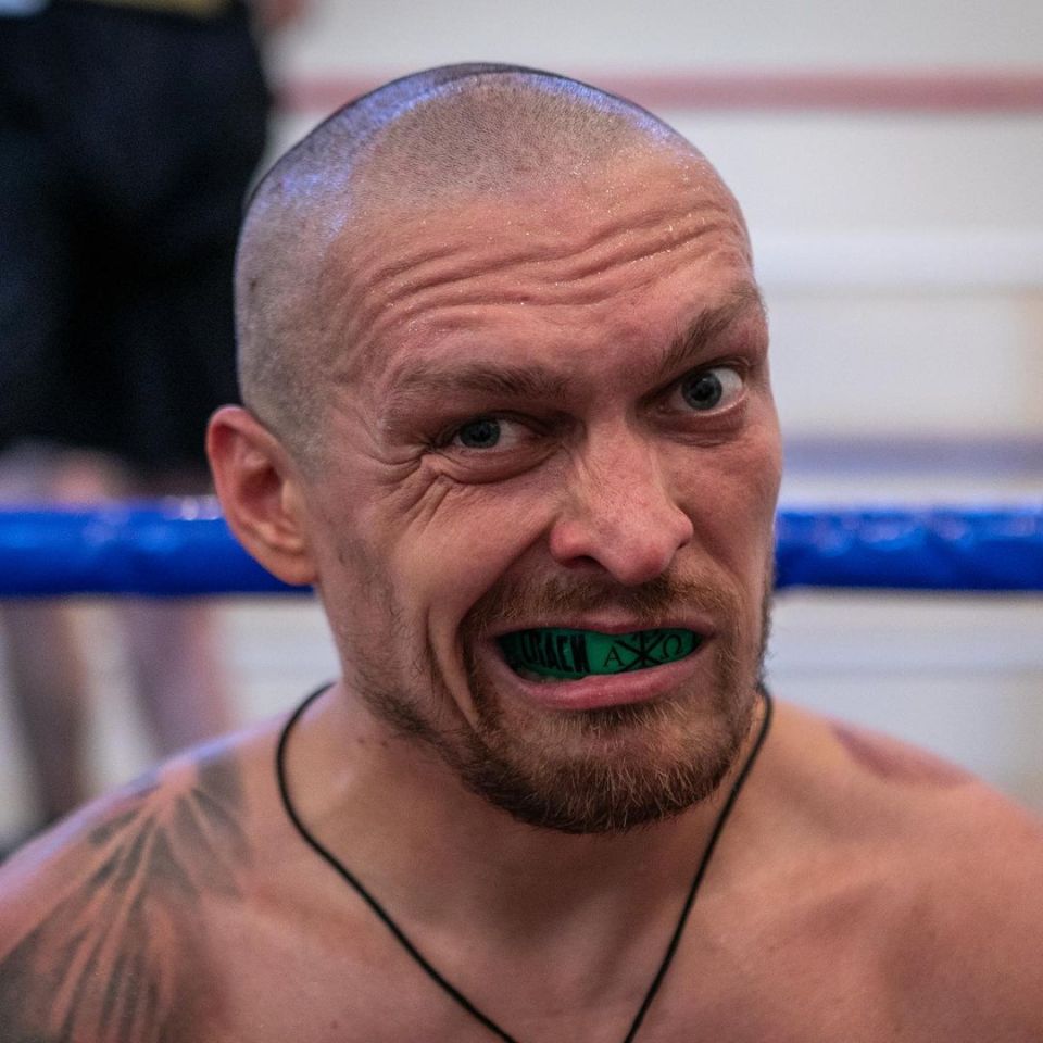 Usyk makes little effort to appear normal