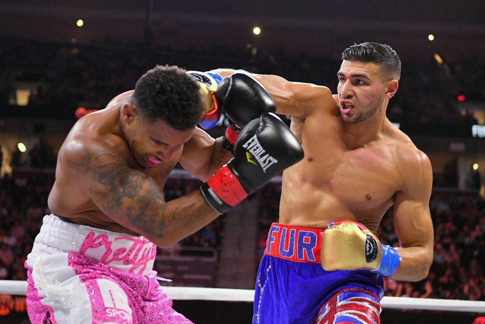 Tommy Fury made his American debut against Anthony Taylor on Monday