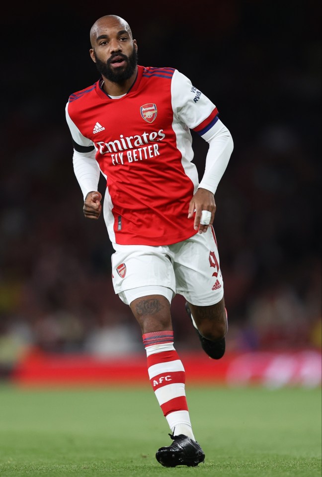 French centre-forward Alexandre Lacazette looks destined to depart Arsenal in 2022