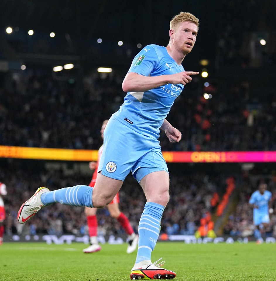 Kevin De Bruyne equalised before Man City put Wycombe to the sword