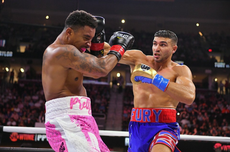 Jake Paul's sparring partner Anthony Taylor was beaten by Tommy Fury