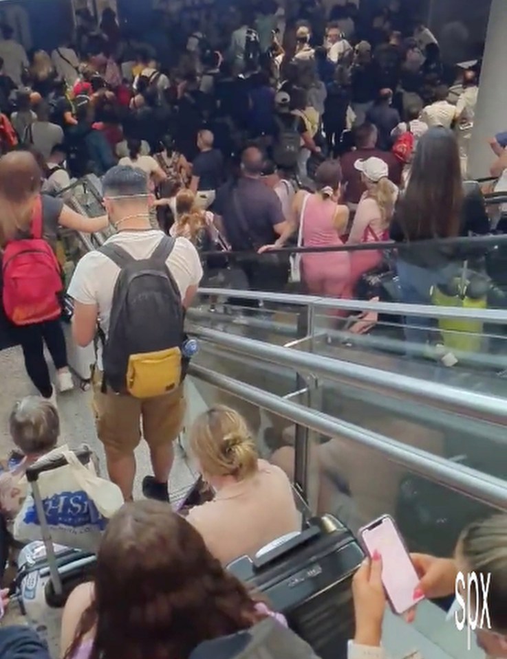 Brits are facing travel chaos in Malaga as angry arrivals hit out at lengthy queues