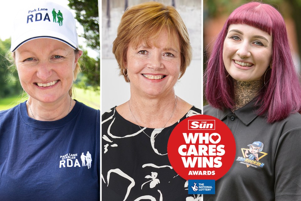 The nominees from left to right: Natalie O'Rourke from Park Lane Stables, Sarahjane Robertson from Look Good Feel Better and Jess Miree from TheRockinR