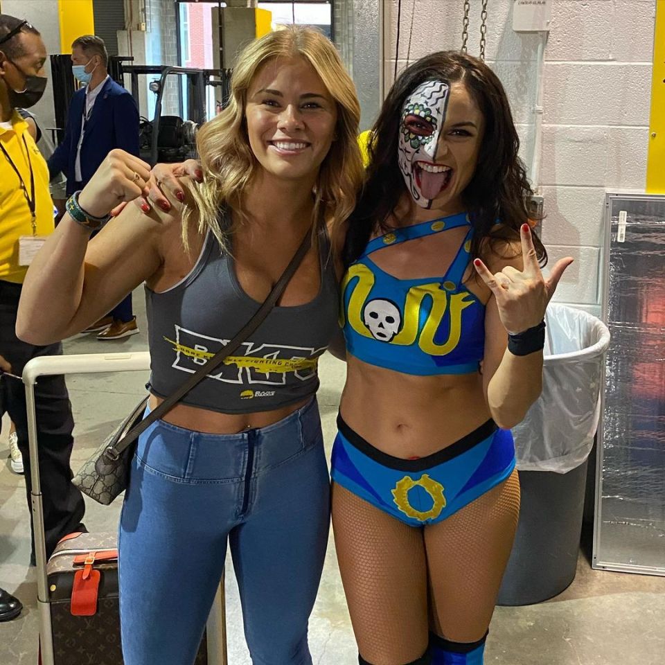 Wrestling fans were calling for Paige VanZant to wrestle Thunder Rosa after her surprise AEW appearance