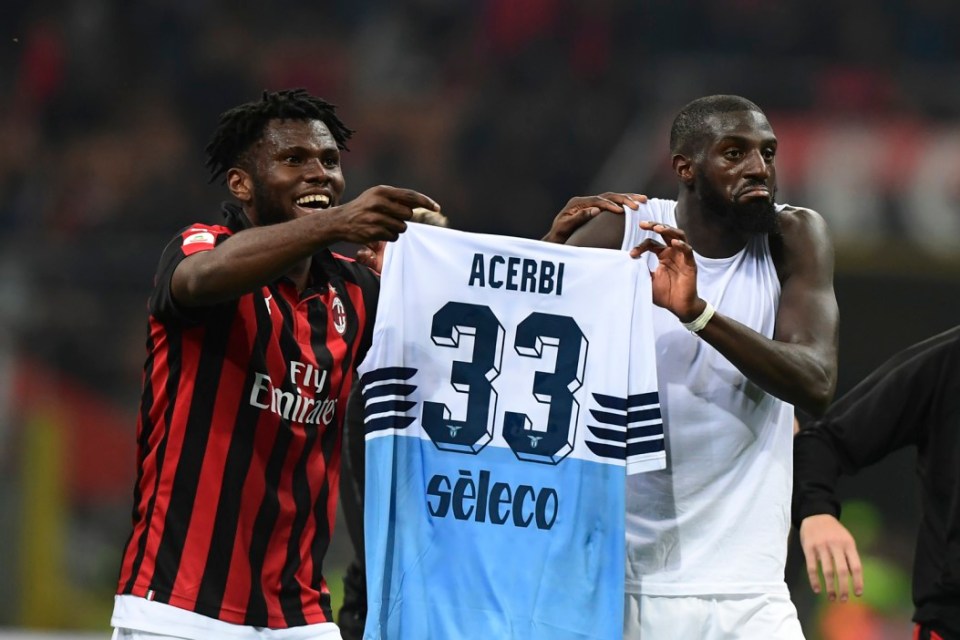 Franck Kessie (left) and Tiemoue Bakayoko (right) were both subject to racist abuse from Lazio fans