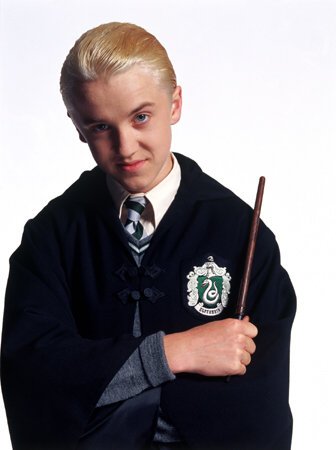 Draco Malfoy was played by Tom Felton