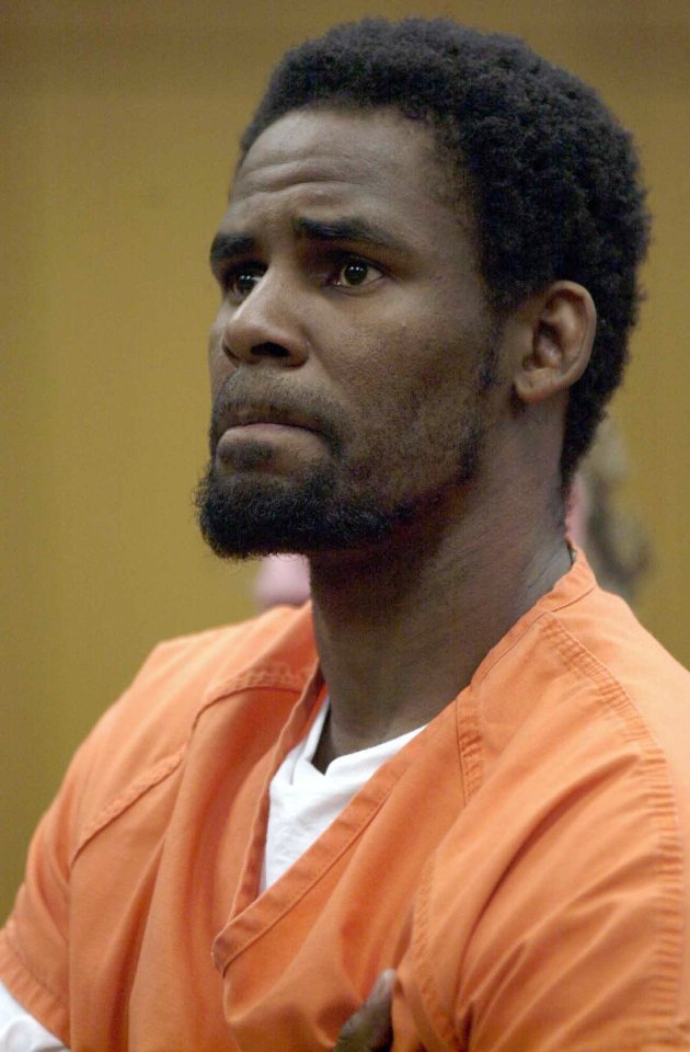 Shamed singer R Kelly during a court appearance, which led to a conviction for breaking sex trafficking laws