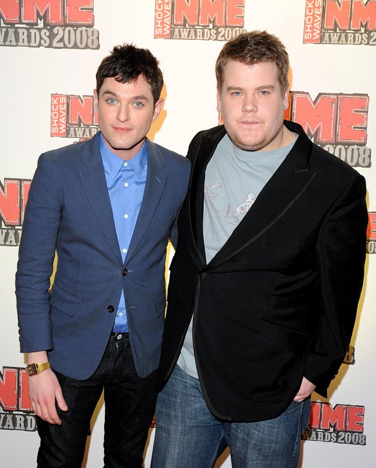 Mathew and James attending the NME awards 2008